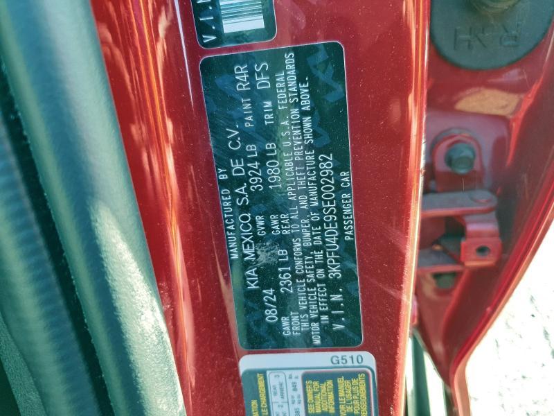 2025 KIA K4 ex