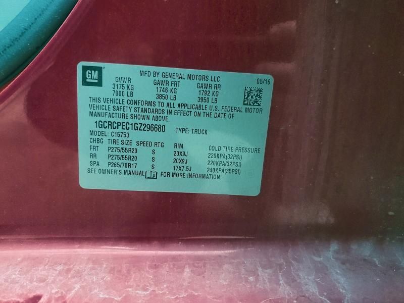 2016 Chevrolet Silverado C1500 Custom