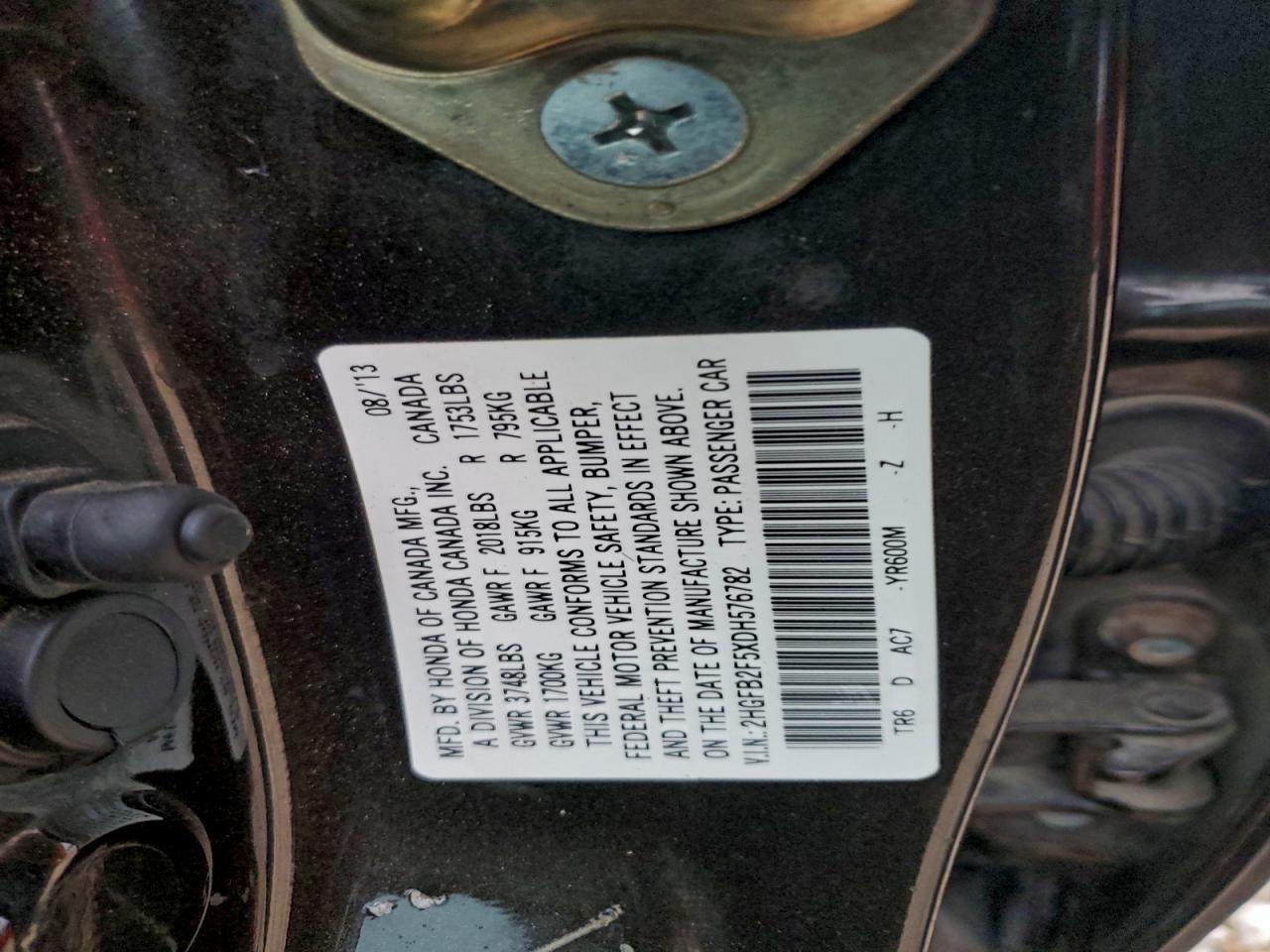 2013 Honda Civic lx