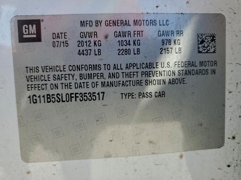 2015 Chevrolet Malibu ls