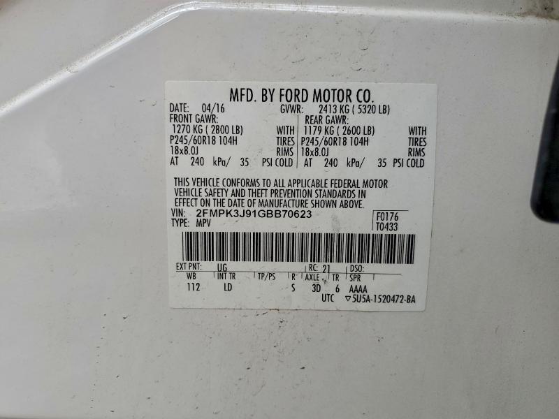 2016 Ford Edge sel