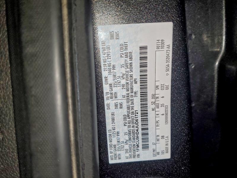 2018 Ford Escape sel