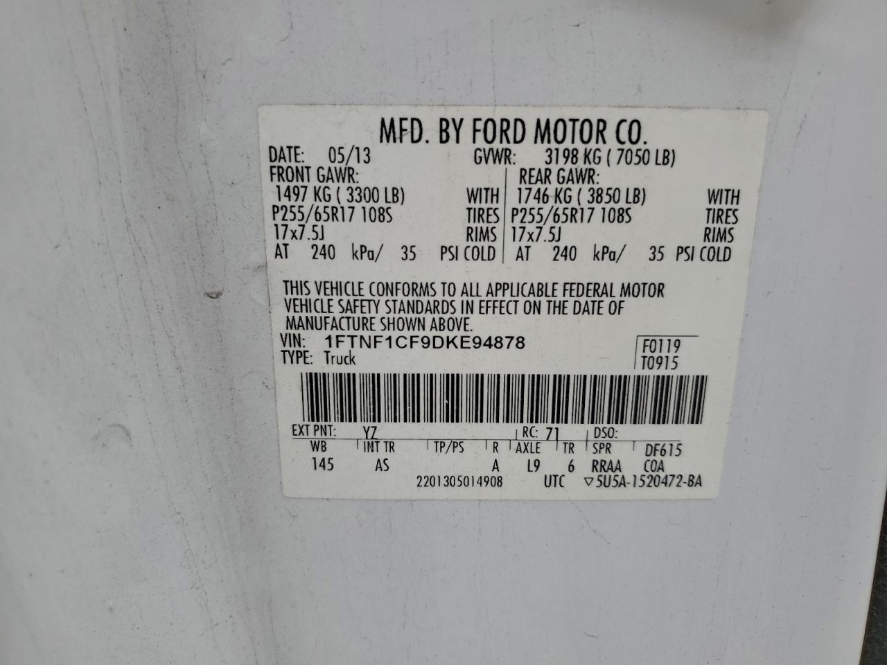 2013 Ford F150