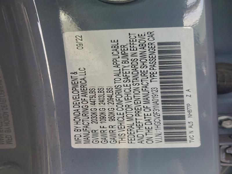 2022 Honda Accord Sport