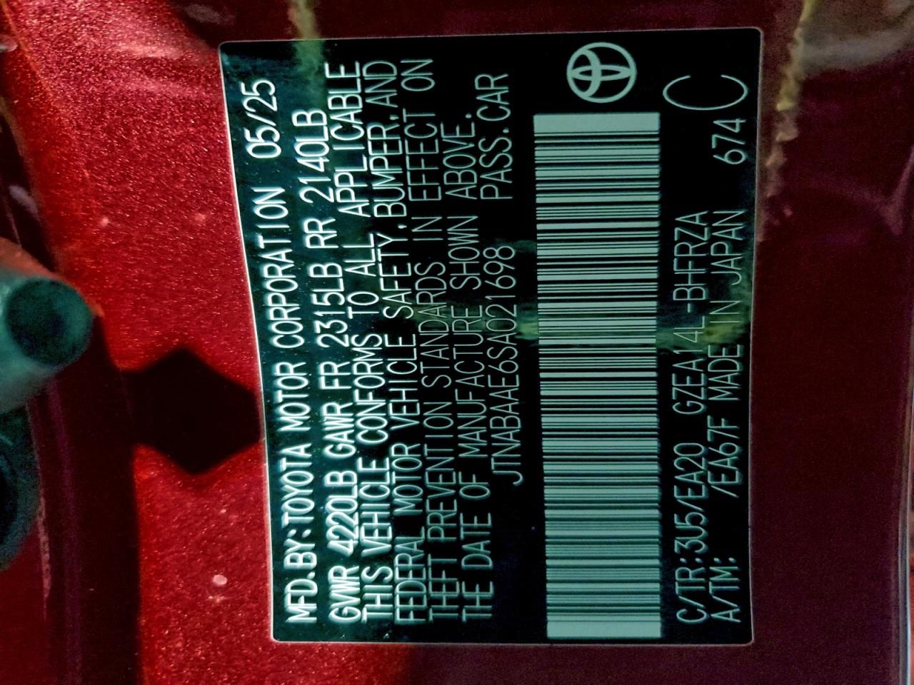 2025 Toyota Gr Corolla Core