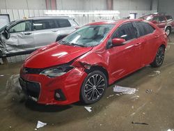 Salvage cars for sale from Copart Elgin, IL: 2015 Toyota Corolla l