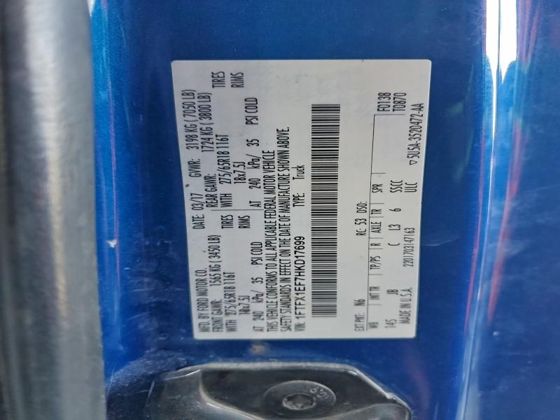 2017 Ford F150 Super cab