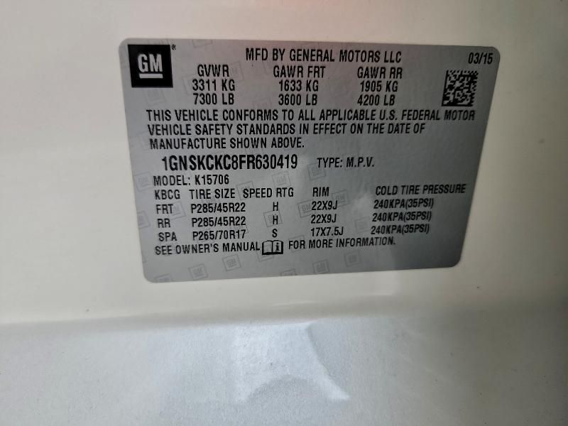 2015 Chevrolet Tahoe K1500 ltz