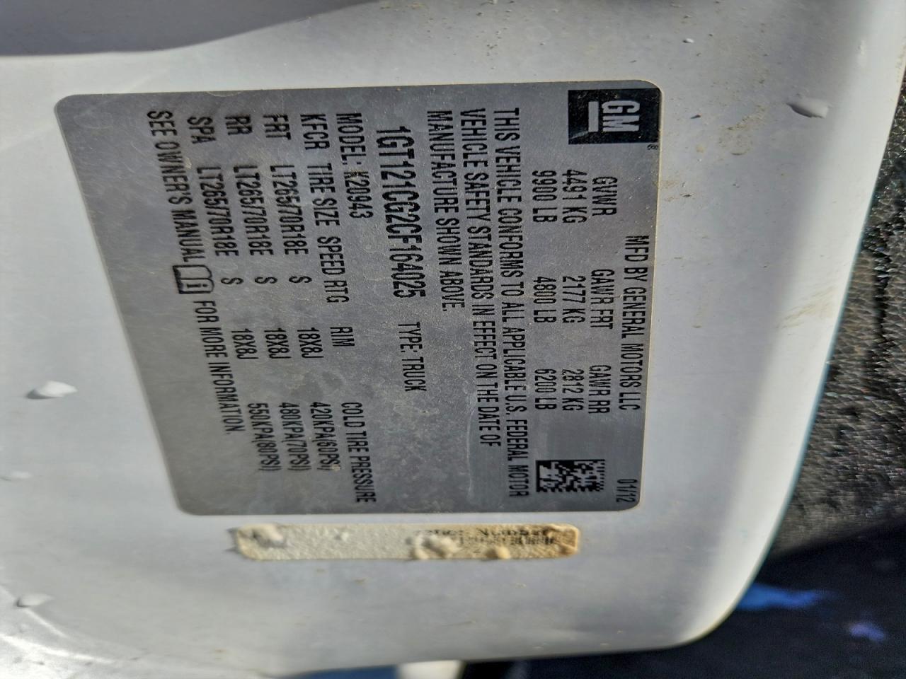 2012 GMC Sierra K2500 SLT