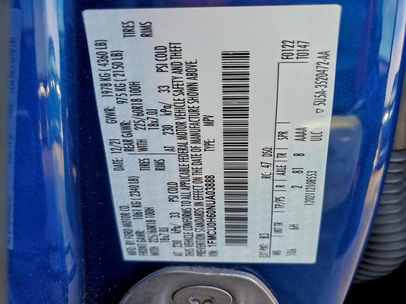 2022 Ford Escape sel