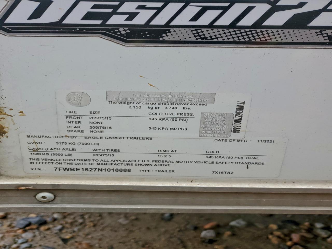 2022 Egil Unknown-Enclosed Cargo Trailer