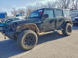 Jeep Wrangler salvage cars for sale: 2015 Jeep Wrangler Unlimited Sahara