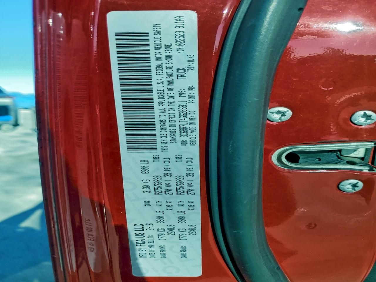 2016 Dodge Ram 1500 slt