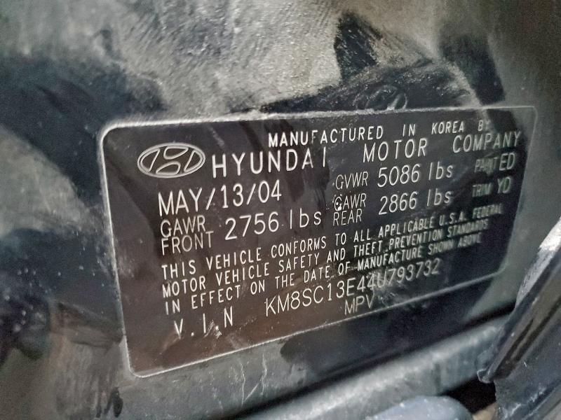 2004 Hyundai Santa fe gls