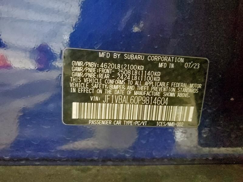 2023 Subaru Wrx Limited