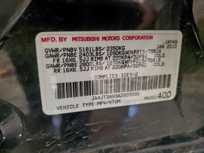 2010 Mitsubishi Outlander xls