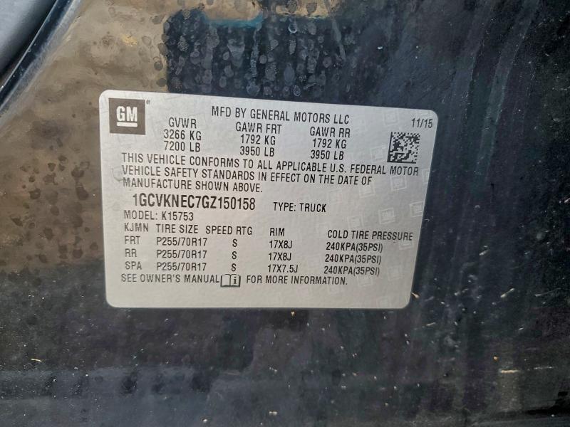 2016 Chevrolet Silverado K1500