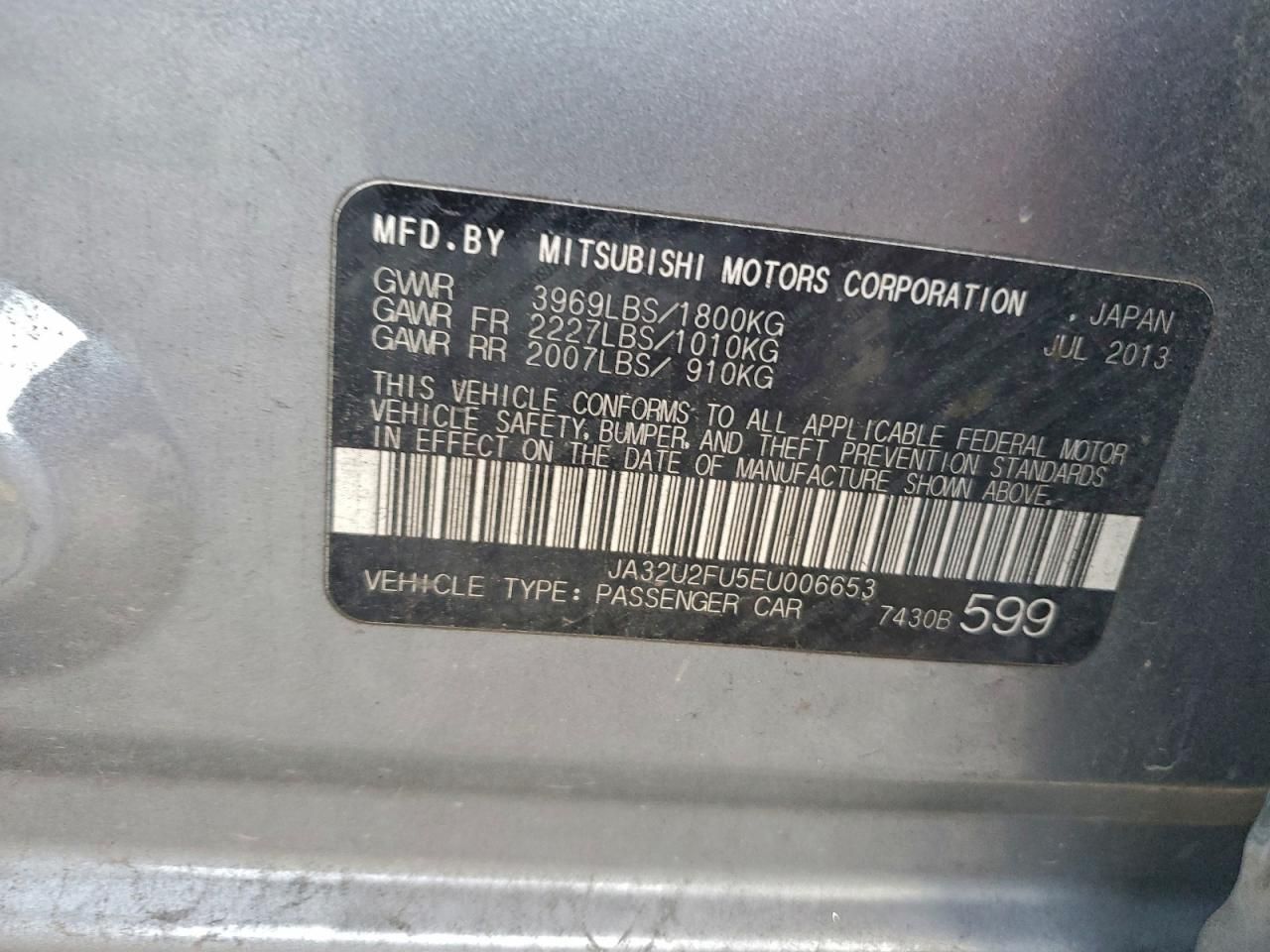 2014 Mitsubishi Lancer Es/es Sport