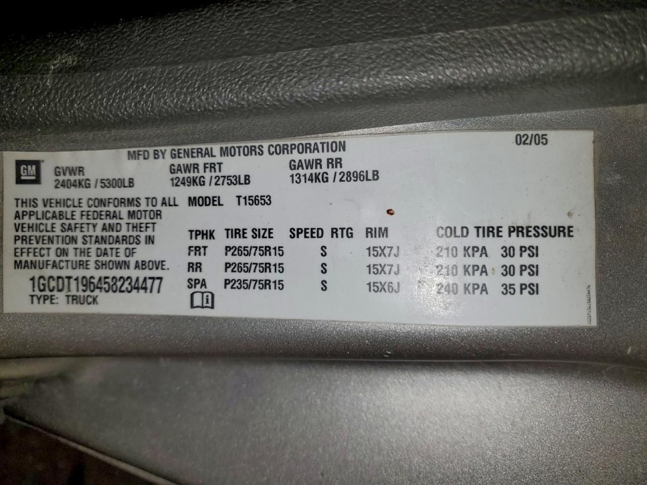 2005 Chevrolet Colorado