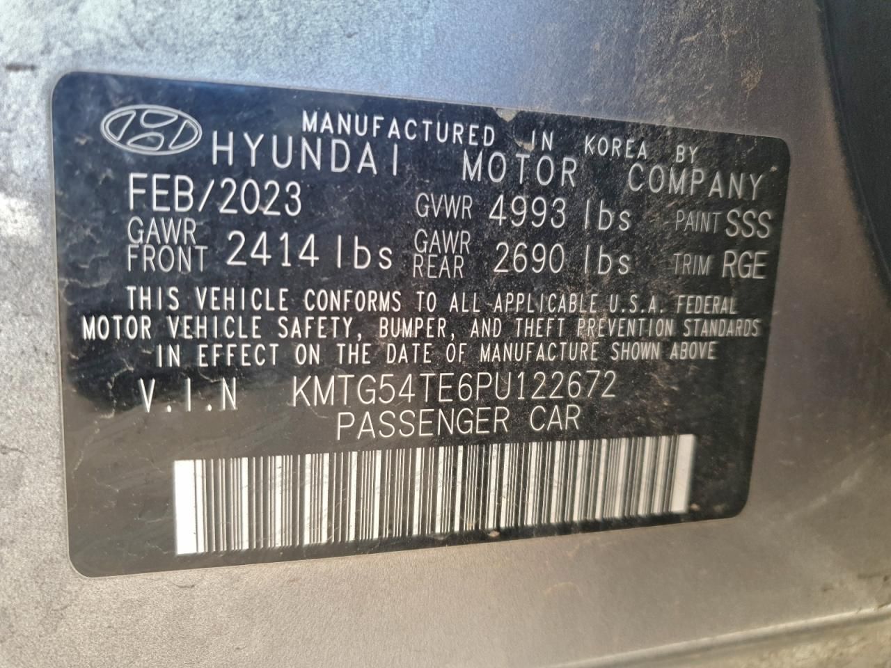 2023 Genesis G70 Base