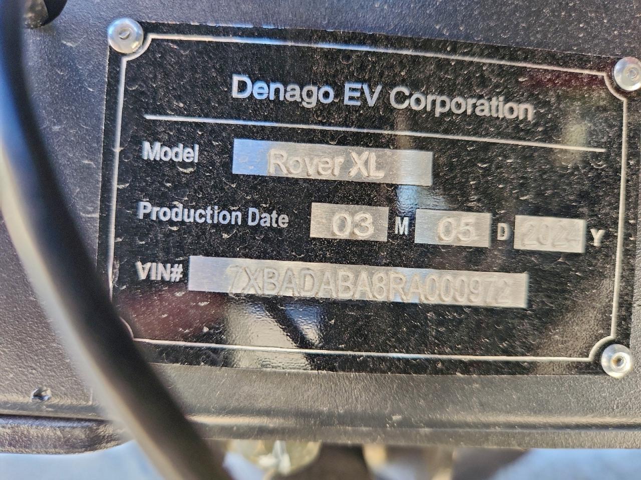 2024 Denago Ev Rover XL Golf Cart