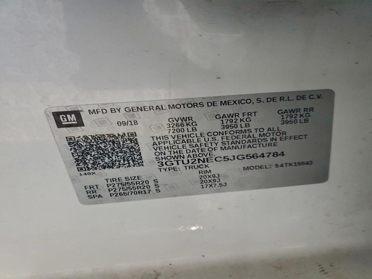 2018 GMC Sierra K1500 slt