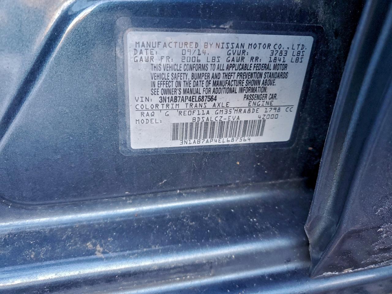 2014 Nissan Sentra s