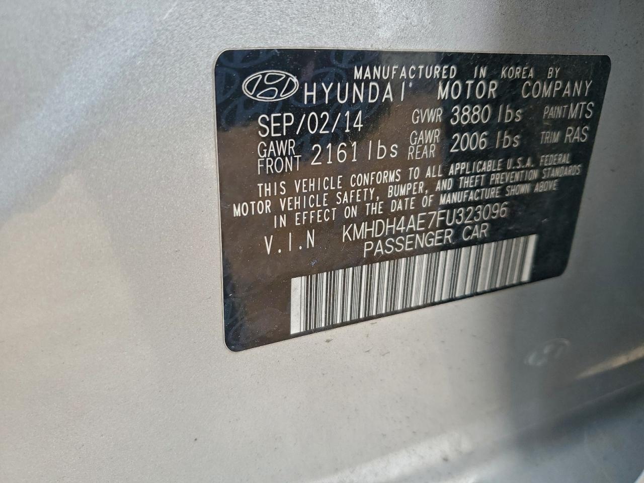 2015 Hyundai Elantra se