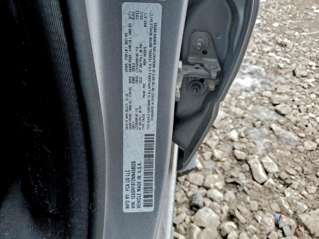 2022 Dodge Ram 1500 big Horn/lone Star