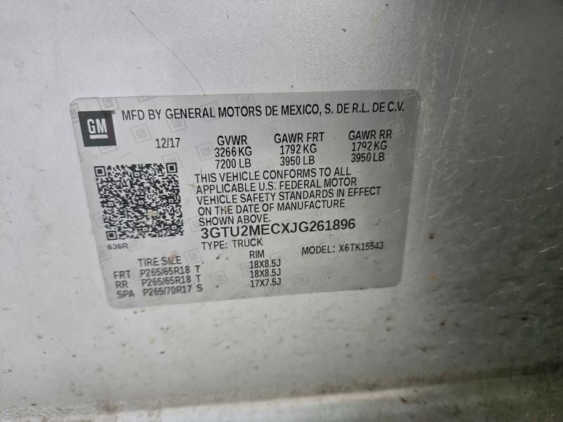 2018 GMC Sierra K1500 sle