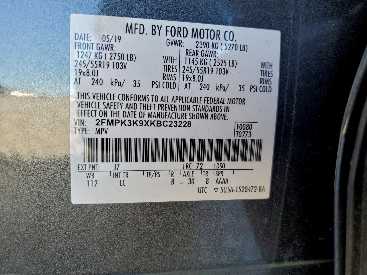 2019 Ford Edge Titanium