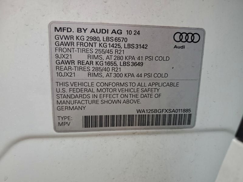 2025 Audi SQ6 E-tron Premium Plus