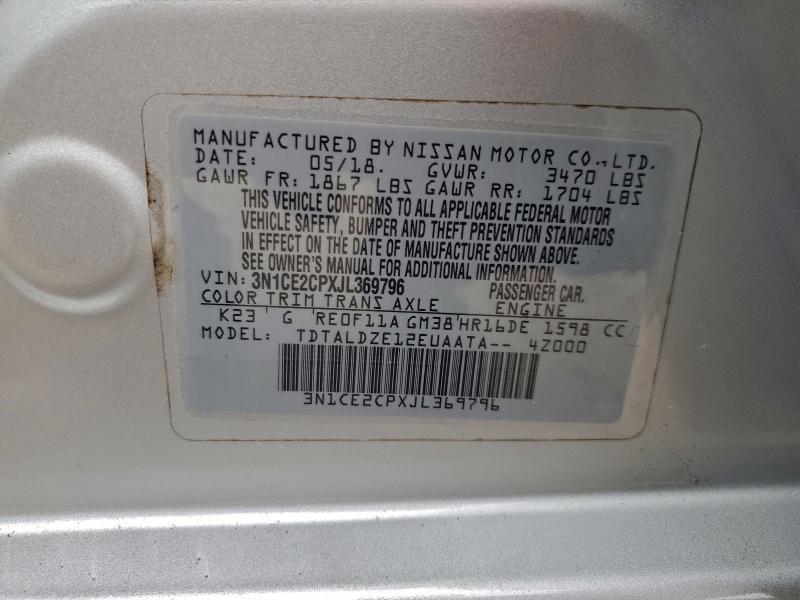 2018 Nissan Versa Note s