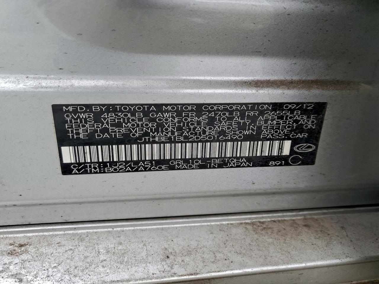 2013 Lexus Gs 350
