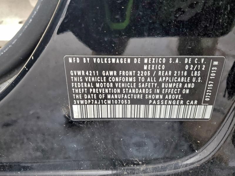 2012 Volkswagen Jetta se