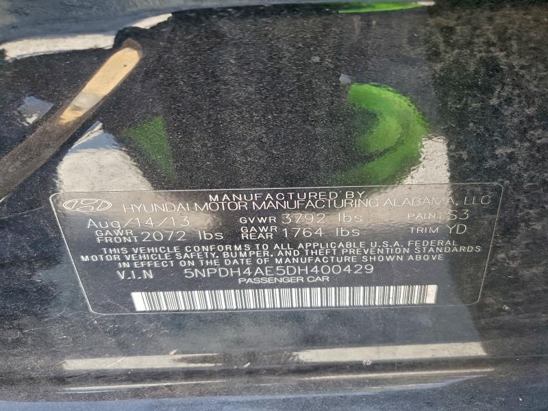 2013 Hyundai 2013 Hyun Elantra gl