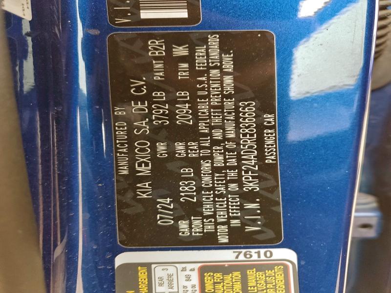 2024 KIA Forte lx