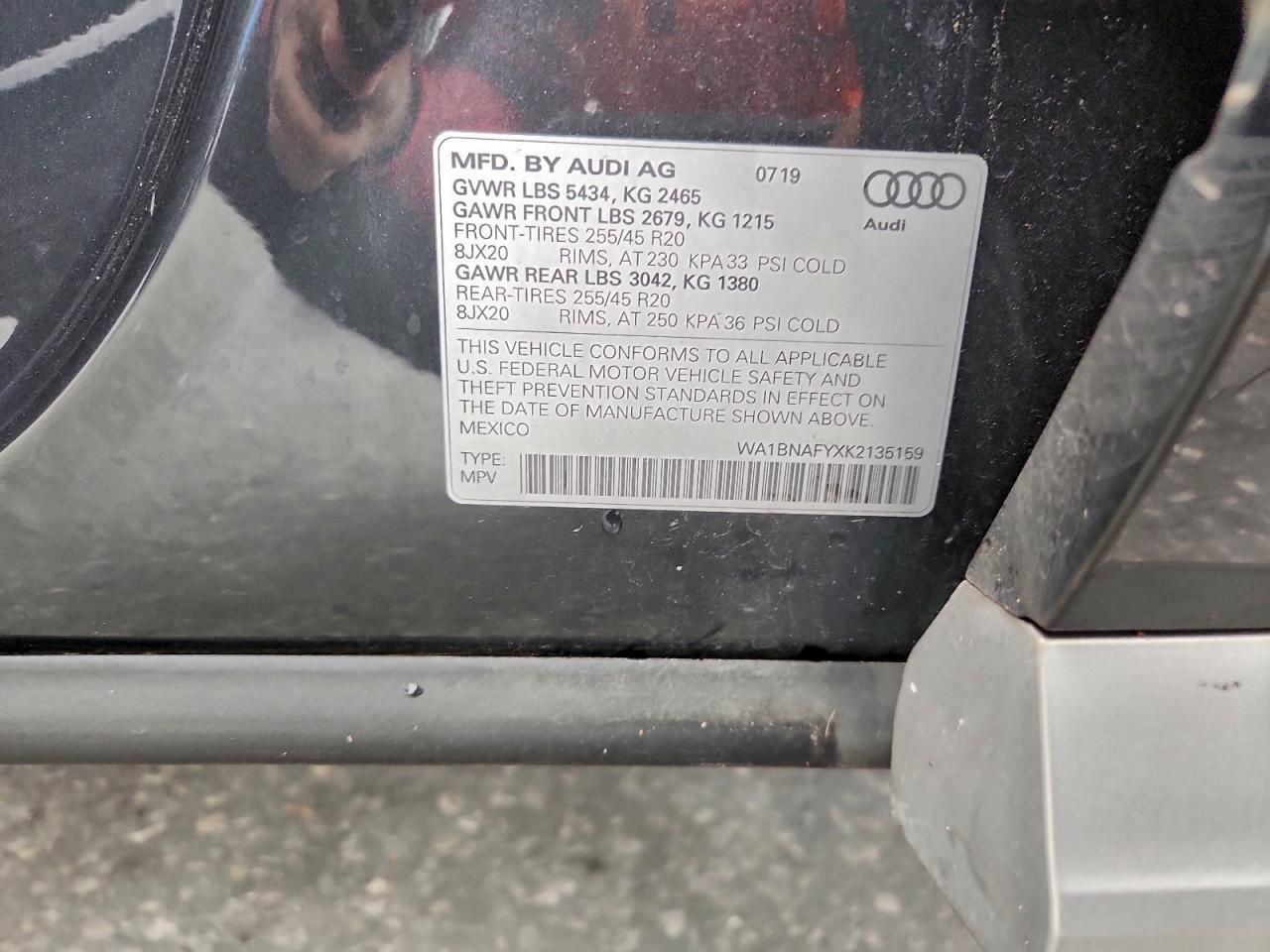 2019 Audi Q5 Premium Plus