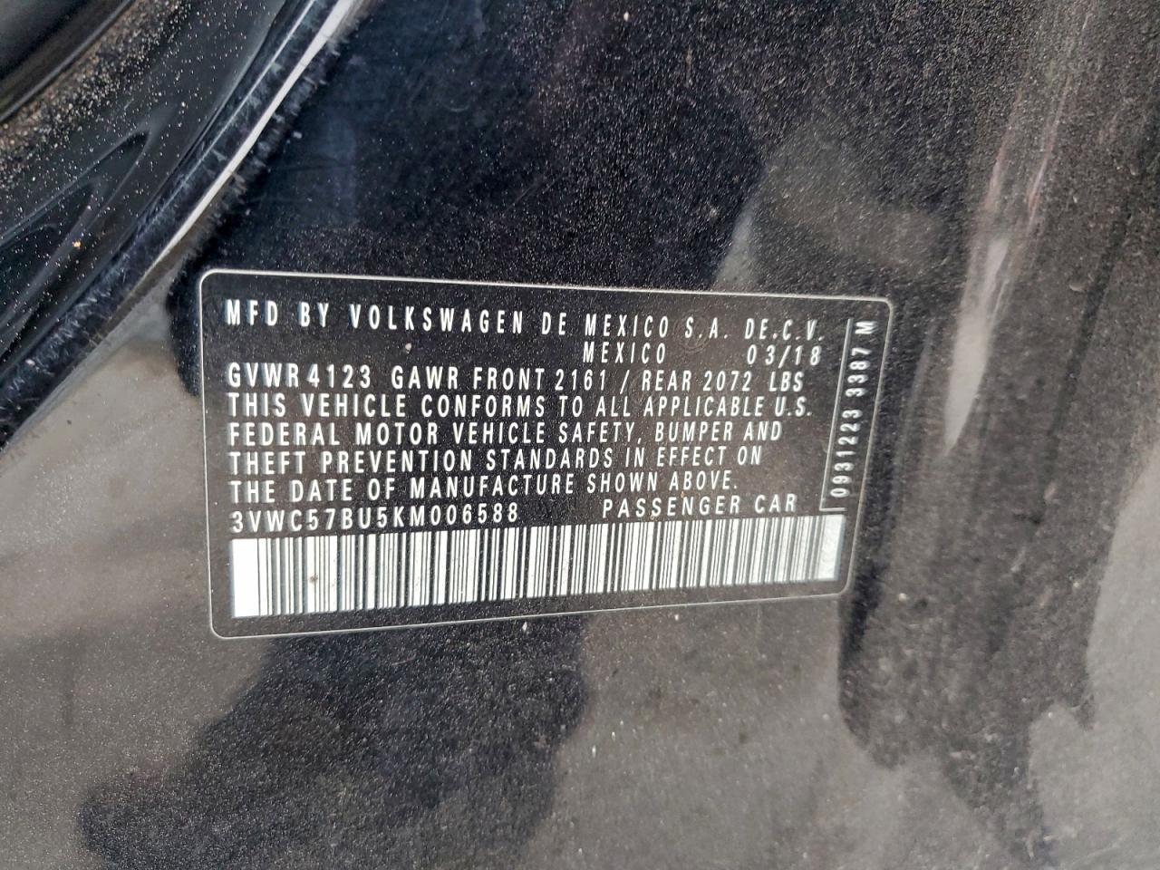 2019 Volkswagen Jetta s