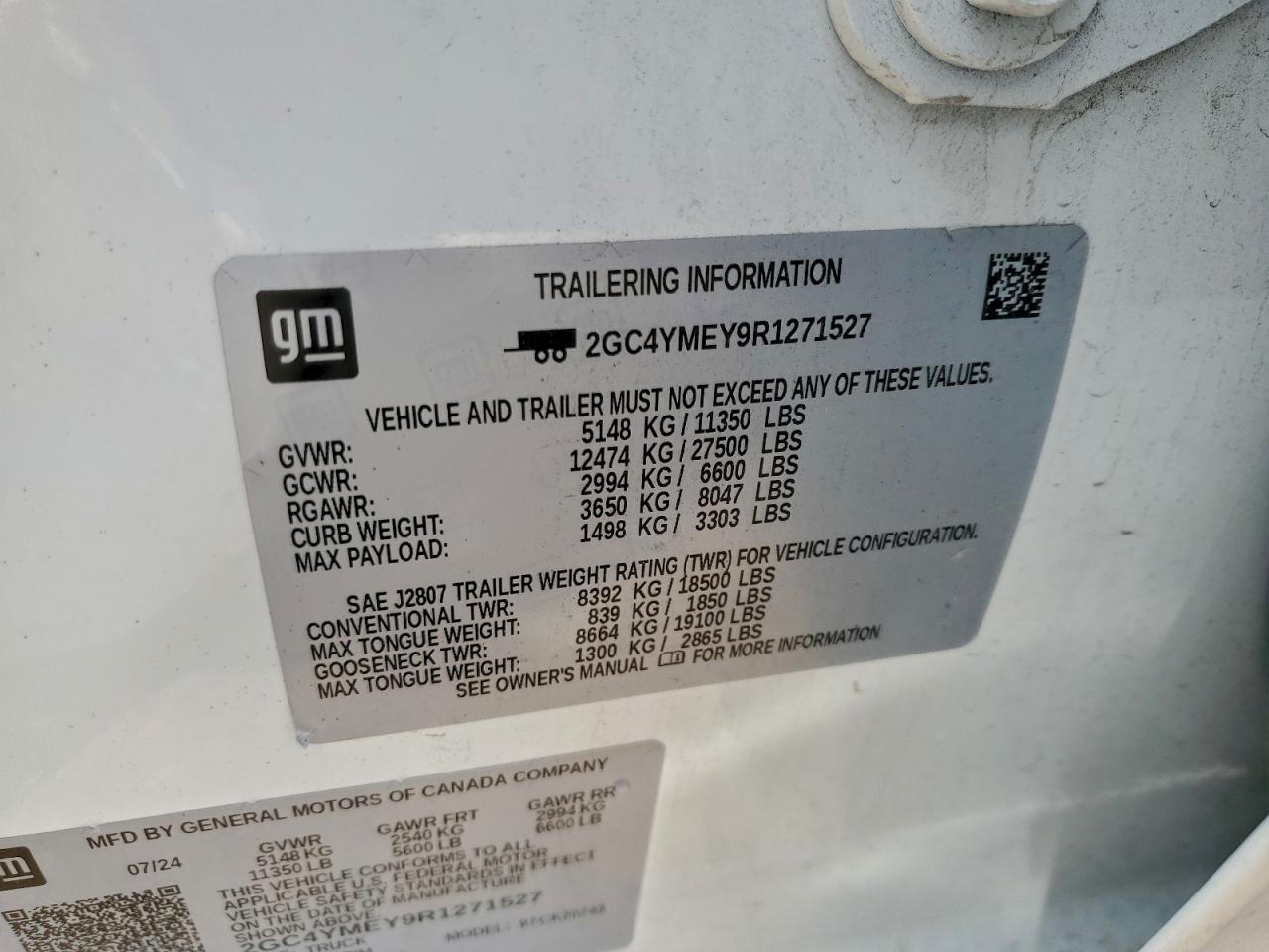 2024 Chev Silverado K2500 Cust