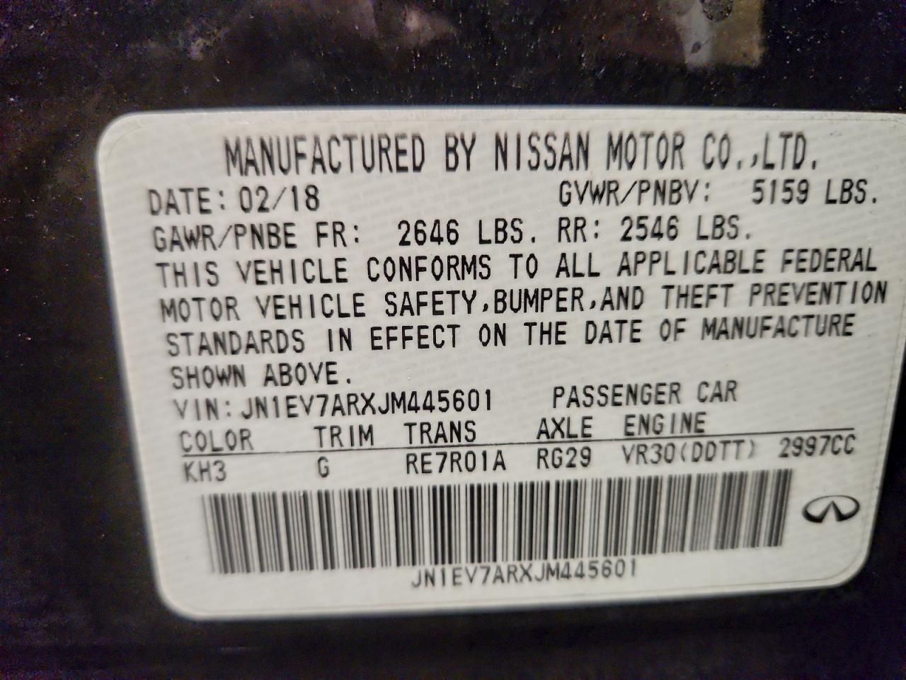 2018 Infiniti Q50 Luxe