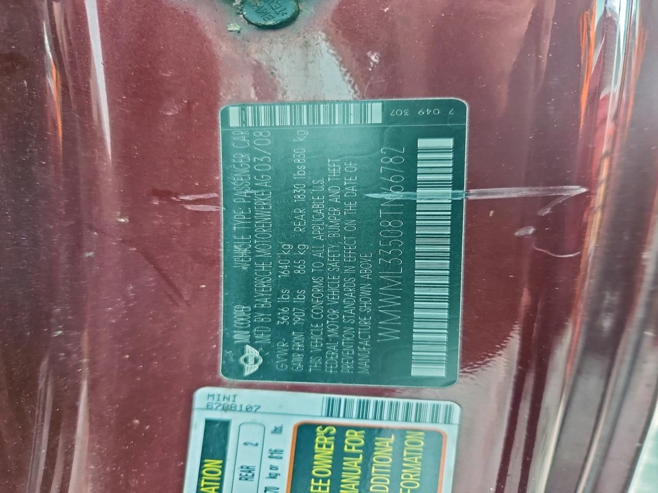 2008 Mini Cooper Clubman