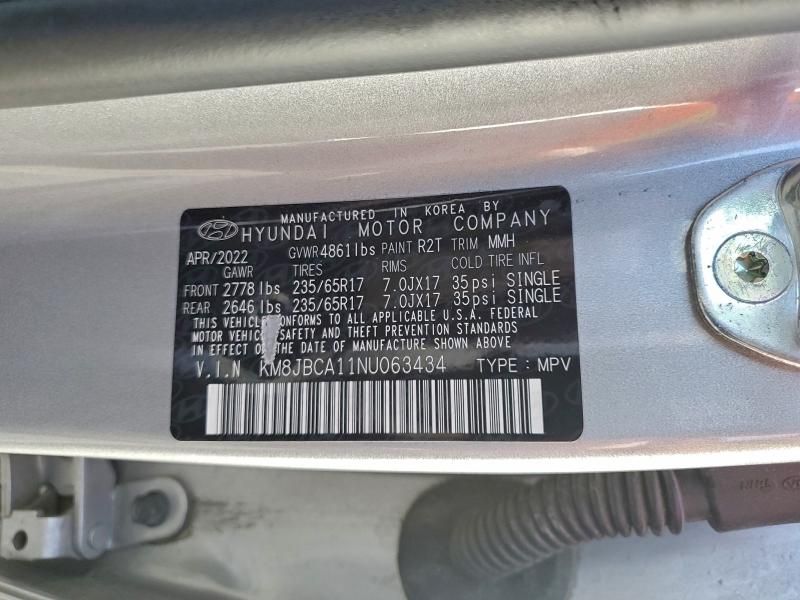 2022 Hyundai Tucson Blue