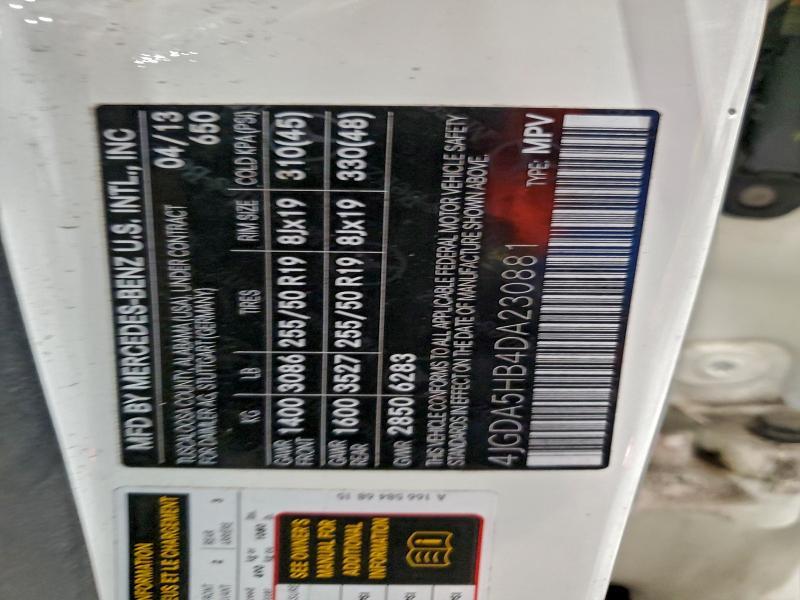 2013 Mercedes-Benz Ml 350 4matic