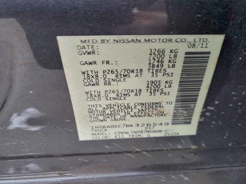 2011 Nissan Titan sv