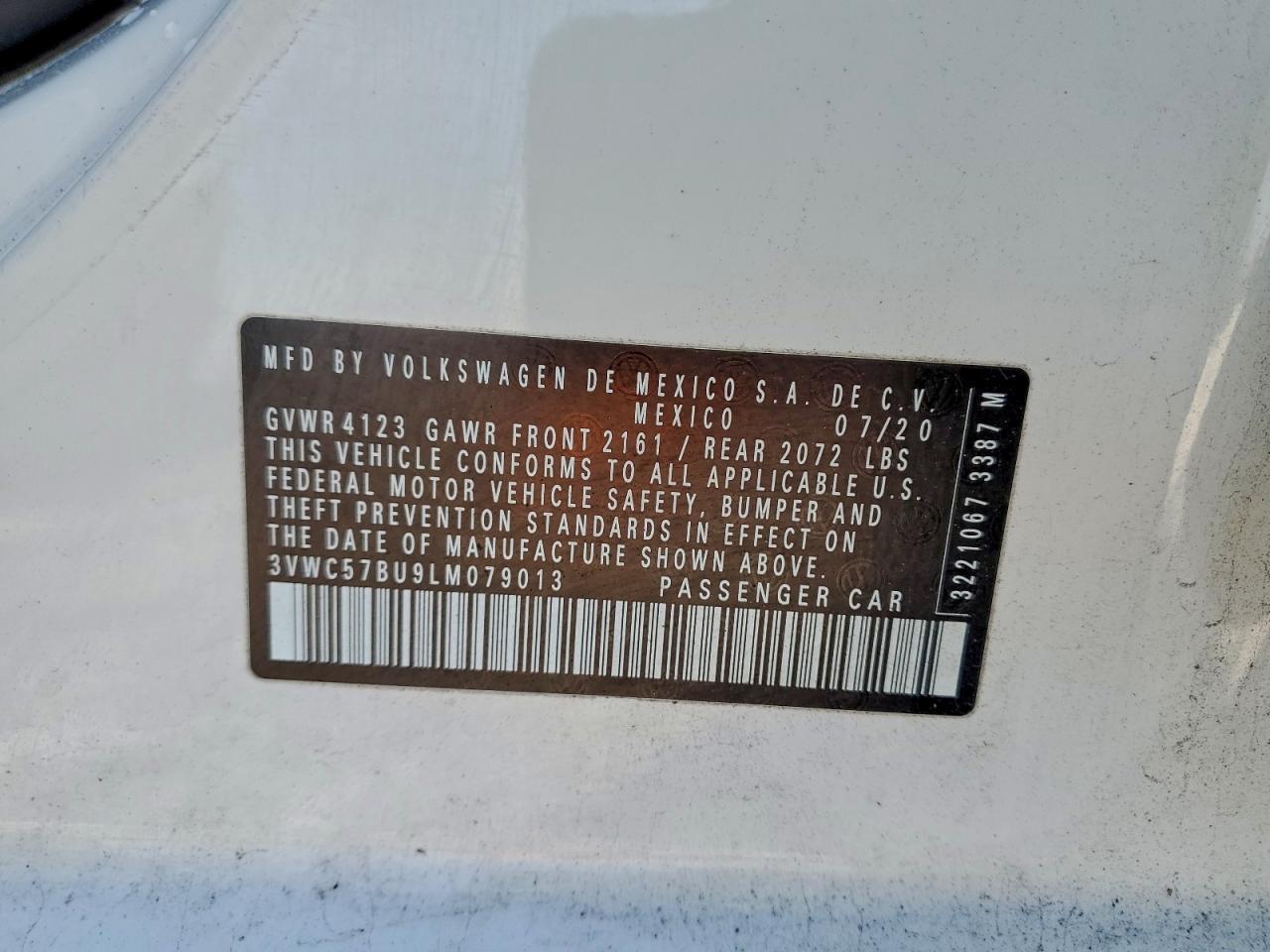 2020 Volkswagen Jetta s