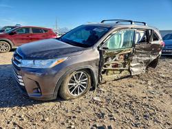 Salvage cars for sale from Copart Magna, UT: 2019 Toyota Highlander se