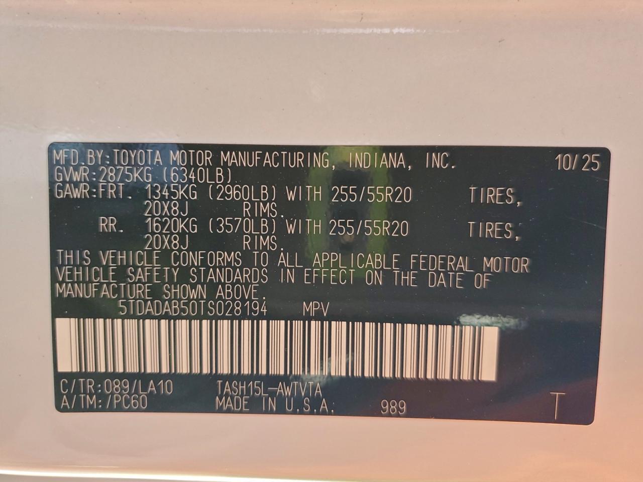 2026 Toyota Grand Highlander Limited