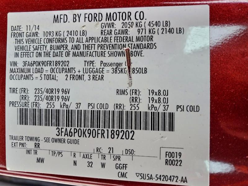 2015 Ford Fusion Titanium