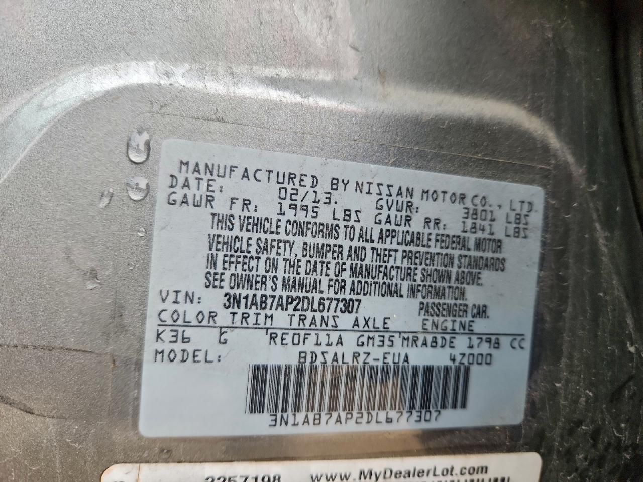 2013 Nissan Sentra s